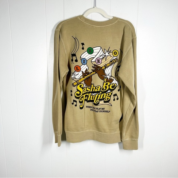 Lizzo You're Special Tan Graphic Long Sleeve Sweatshirt Small - Picture 2 of 5